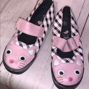 Tuk cat plaid Mary Janes maryjanes rockabilly